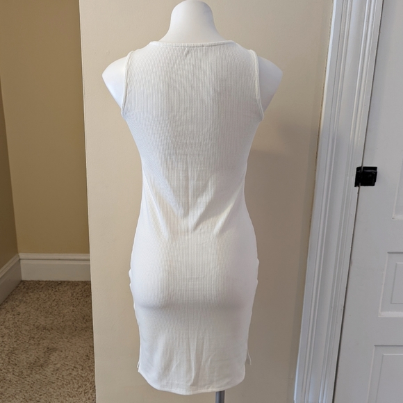 Modcloth Jessy B white ribbed button down dress size xs - Picture 3 of 7